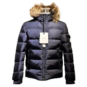 モンクレール サイズ1 MONCLER ダウンジャケット MARQUE  ネイビー メンズ｜beautyshampoo