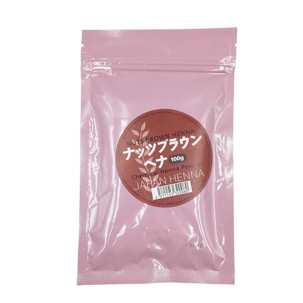 送料無料 ジャパンヘナ ナッツブラウン 100g 4571143320080