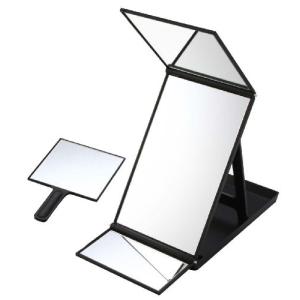 送料無料 ヘアカラーミラー ブラック YHC-5000 4979836830036