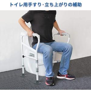大きな取引 補助手すり 介護用品 工事不要 転倒防止 調整可能 トイレ用アーム 立ち上がり補助 トイレ用手すり 立ち上がり補助 トイレ用手すり トイレ関連用品 Techskills Ie
