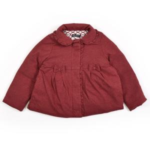 リボン フリル 中綿 モクテンジク コート 子供服 BeBe bebe ベベ BUZZFUZZ バズファズ アウトレット 女の子 90 100 110 120 130 140