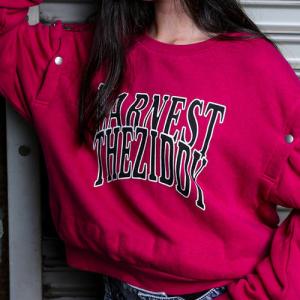 【 ZIDDY / ジディー 】 裏毛袖ホック付トレーナー 子供服 BeBe bebe ベベ BUZZFUZZ バズファズ アウトレット 女の子 130 140 150 FREE(160)