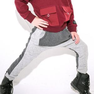 ポケット テーパード 中綿 キルト パンツ 子供服 BeBe ベベ BUZZFUZZ バズファズ アウトレット 男の子