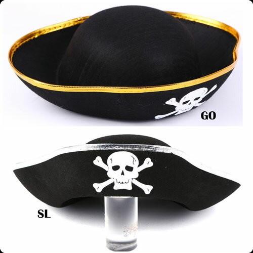 海賊 帽子 パイレーツ ハット フェルト生地 おしゃれ かわいい コスプレ コスチューム 舞台 衣装...