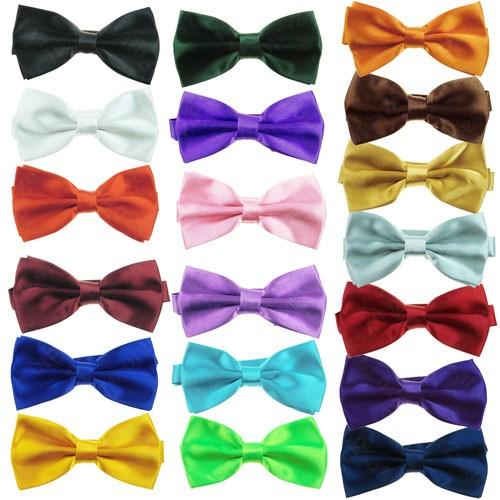 蝶ネクタイ 無地 サテン生地  メンズ レディース 通勤 ファッション パーティー イベント フォー...