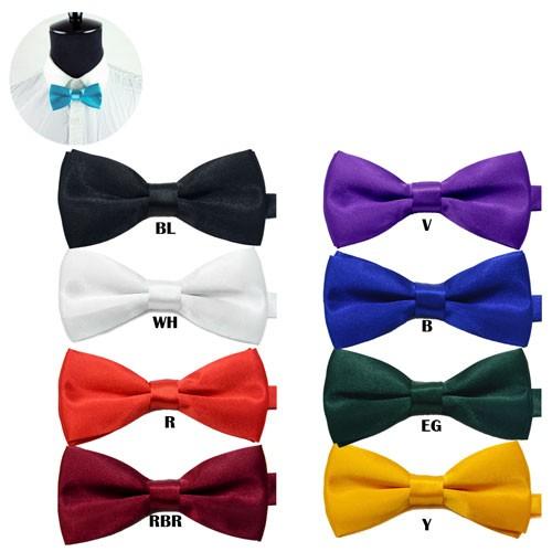 Ｍサイズ 蝶ネクタイ 無地 サテン生地 レディース キッズ 子供 ファッション パーティー イベント...