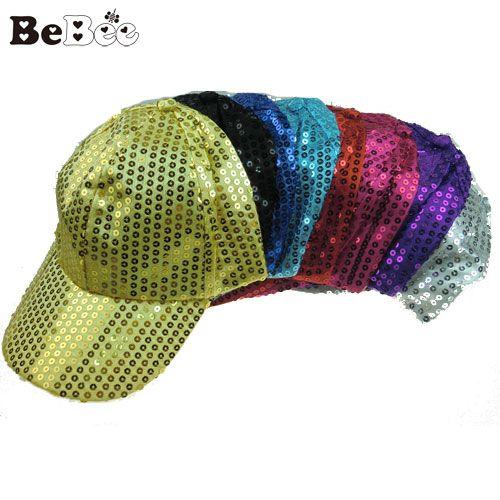 スパンコール キャップ  帽子 レディース かわいい 目立つ ダンス パーティー コスチューム