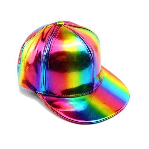 レインボー ベースボール 虹 キャップ   帽子 メンズ レディース 虹 目立つ ダンス パーティー...