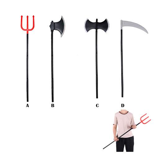 3本槍 斧 両面斧 鎌　全長90 ~ 100 cm 3本槍 イベント アイテム　ハロウィン イベント...