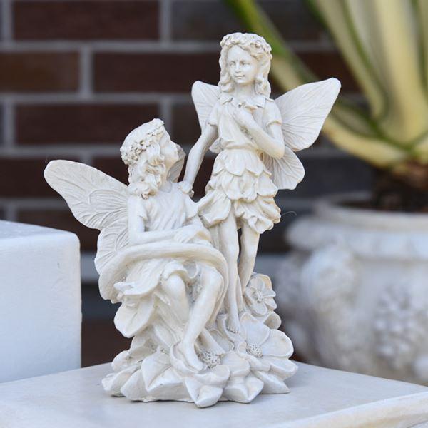 グルッポフェアリー ガーデニングレジン ヨーロピアン エレガント 姫系 オブジェ 天使雑貨 姫系 ロ...