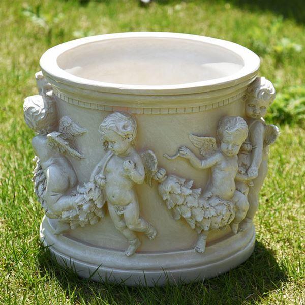 天使のプランターS ガーデニングレジン ヨーロピアン エレガント 姫系 オブジェ 天使雑貨 姫系 ロ...