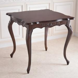 上質な違いの象嵌 70Φ猫足テーブル ヨーロピアン 象嵌家具