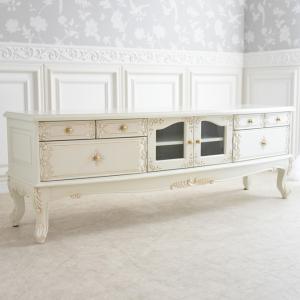 チェスト 猫脚 アンティーク調 可愛い 洋風 ヨーロピアン 白家具