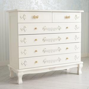 HAGiHARA（萩原） チェスト テレビボード 姫 姫系 姫家具 白 ホワイト