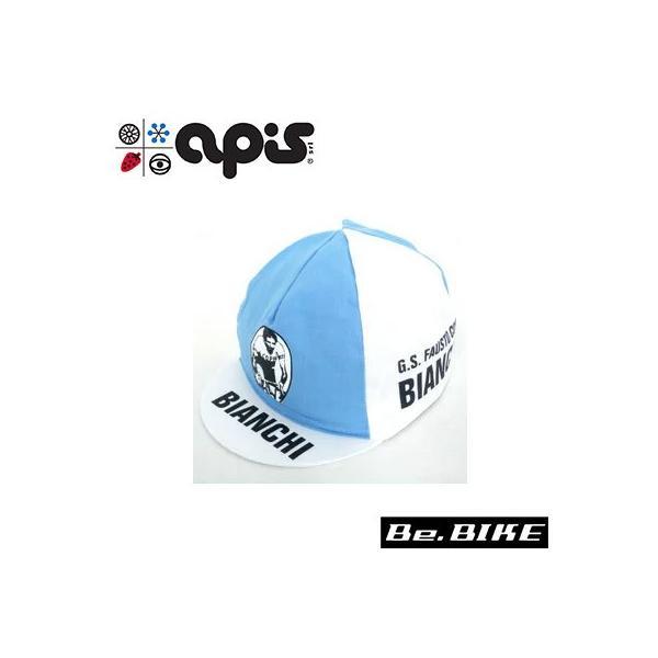 apis G.S.FAUSTO COPPI - BIANCHI 自転車 キャップ サイクルキャップ ...