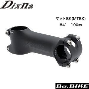 Dixna D11 STM V-シェイプステム 84゜100mm マットブラック ステルスロゴ 自転車 ステム｜bebike