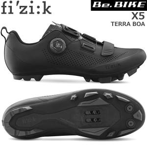 フィジーク X5 TERRA BOA ブラック/ブラック 自転車 シューズ