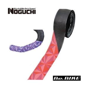 NOGUCHI NBT-005 ジオメトリックバーテープ　ブラック/レッド 自転車　バーテープ｜bebike