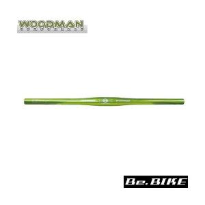 WOODMAN ワイドアンドワイルド XC グリーン 自転車 ハンドル ライザーバー｜bebike