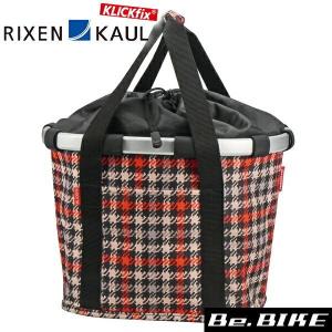 RIXEN & KAUL ライゼンタール バイクバスケット 15L グレンチェックレッド 自転車 バスケット｜bebike