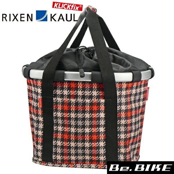 RIXEN &amp; KAUL ライゼンタール バイクバスケット 15L グレンチェックレッド 自転車 バ...