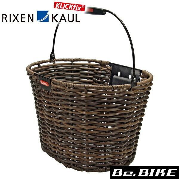 RIXEN &amp; KAUL ストラクチャーオーバル 16L ブラウン 自転車 バスケットバッグ