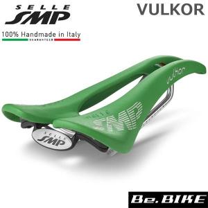 SELLE SMP (セラ エスエムピー) VULKOR ブルコー ライトグリーン 自転車 サドル 穴あきサドル｜bebike