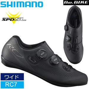 シマノ RC7 ブラック ワイドサイズ SPD-SL シューズ ビンディングシューズ ロードコンペティション SHIMANO 自転車の商品画像