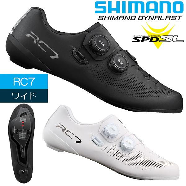 シマノ RC7 SH-RC702 SPD-SL ワイトサイズ シューズ ビンディングシューズ ロード...