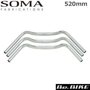 SOMA スパローバー 520mm シルバー ハンドル 自転車 bebike