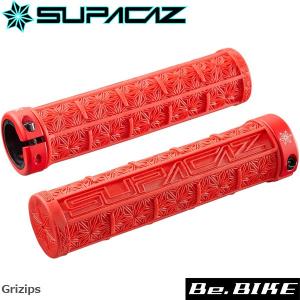 スパカズ GRIZIPSグリップ レッド 自転車 グリップ