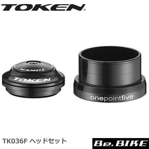 TOKEN TK036F ヘッドセット 1-1/8+1.5テーパー 自転車 ヘッドパーツ(MTB) ...