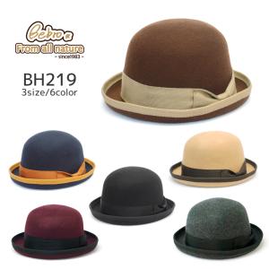 BH219 メンズ ボーラーハット ビッグサイズ フェルト ハット
