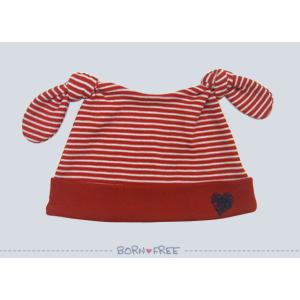 BORN FREE ボンフリー ボーダーキャップ アカ