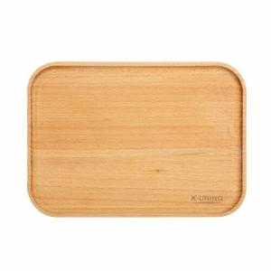 K-UNING コーヒートレー カフェトレー うちカフェ 木製 ウッド 185*255mm 四角 日系ウレタン塗装