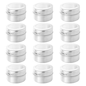 WINOMO 調味料入れ 調味料ボトル スステンレス製 塩 コショウ 砂糖入れ 保存容器 家庭キッチン 用 12個セット (