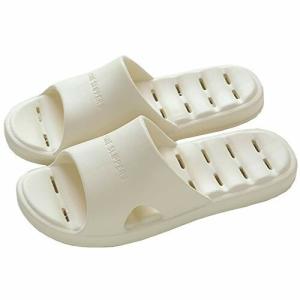 Pokaas スリッパ サンダル ベランダスリッパ トイレスリッパ バススリッパ 穴あきソール 水切り 滑り止め 超軽