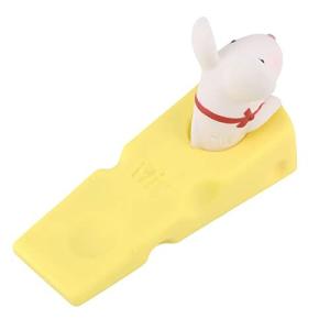 OUNONA ドアストッパー 動物ドアストッパー スマホホルダー 室内 玄関 ドア 扉 止め 固定 かわいい 差し込み式