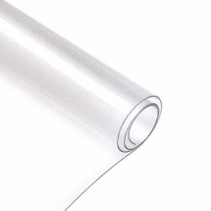 テーブルクロス WochiTV 透明 PVC製 テーブルマット デスクマット 長方形 防水 耐熱 耐久 汚れ防止 (厚さ2mm, 60*150c