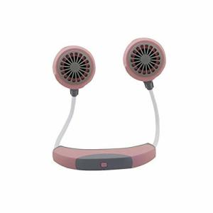 DIGIBLUESKY 首掛け扇風機 羽根なし 携帯扇風機 両手開放USB充電式 扇風機 超大容量2000Mah 3段階風量調節 折り畳み