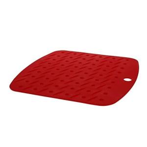 Utoolmart シリコンベーキングマット ベーキングマット 耐熱皿 青 1個入り シリコンポットホルダー 耐熱シリコ