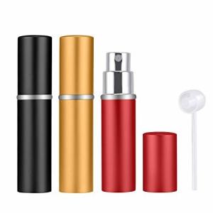 Seafirst 香水アトマイザ− 詰め替え 6ml香水ボトル 化粧水用瓶 噴霧器 旅行携帯用 男女兼用 ブラッ