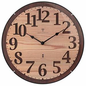 ottostyle.jp ドーム型 電波 壁掛け時計 型抜きインデックス  自動受信 アナログ 静音 インテリア サイレントムー