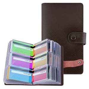PAKESI クレジットカードケース名刺入れ大容量名刺ファイルマルチスロットカードホルダー102枚メモリーカード