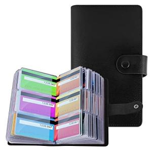 PAKESI クレジットカードケース名刺入れ大容量名刺ファイルマルチスロットカードホルダー102枚メモリーカード
