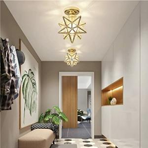 シーリングライト 小型 天井照明 LED照明 北欧風 星の形ライト E26光源対応 おしゃれ 照明器具 室内照明 屋内照
