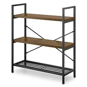 ottostyle.jp アイアンシェルフ 3段 幅80cm×奥行30cm×高さ89.5cm  ディスプレイ ラック オープンラック 収納棚 ハニカ