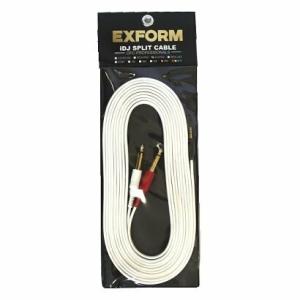 EXFORM iDJ SPLIT CABLE ヘッドホン出力用分岐ケーブル6.3-PX2-5M