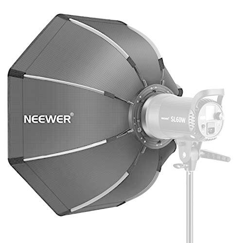 Neewer 35.4&quot;/90cm折りたたみ可能な八角形ソフトボックス ボウエンズマウントスピードリ...