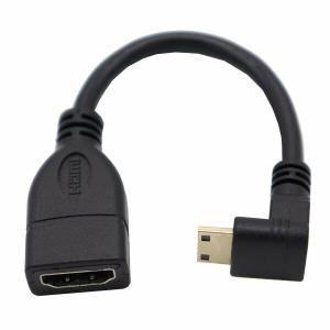 ViViSunハイスピードmini HDMI(オス)to HDMI(メス)変換ケーブル HDMIタイプAメス-HDMIタイプC(mini)オス ９０｜beck-shop